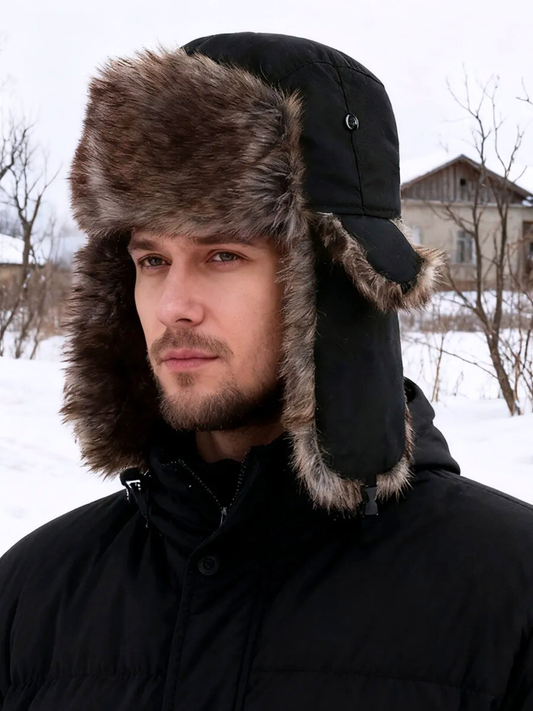 Chapka Homme | Fausse Fourrure Chaude